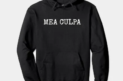 Mea Culpa Hoodie: A Reflection of Style and Self-Awareness