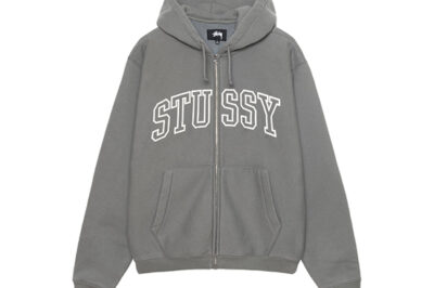 Stussy Outline Zip Hoodie Grey: A Must-Have in Streetwear