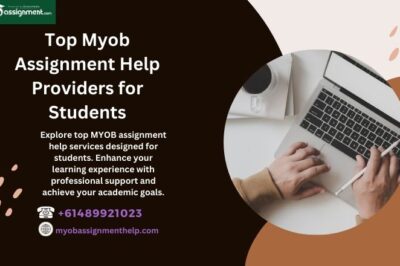 Top Myob Assignment Help Providers for Students