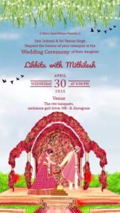 Marriage Invitation Card Maker