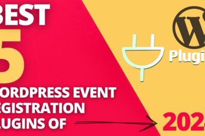 5 Best WordPress Event Registration Plugins of 2024