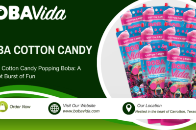 Boba Cotton Candy Popping Boba: A Sweet Burst of Fun