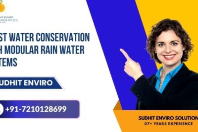 Boost Water Conservation with Modular Rain Water Systems