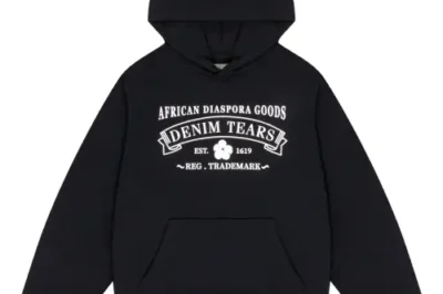 Denim Tears ADG Black Hoodie: The Perfect Blend of Comfort and Style