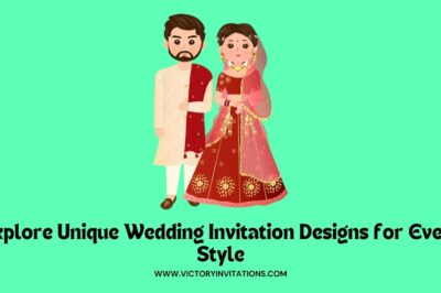 Explore Unique Wedding Invitation Designs for Every Style