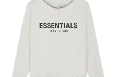 White Essentials Hoodie