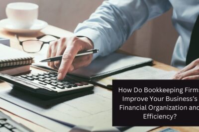 How Do Bookkeeping Firms Improve Your Business’s Financial Organization and Efficiency?