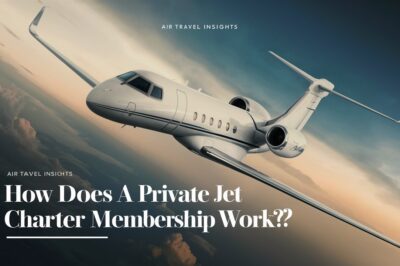 How Does A Private Jet Charter Membership Work?
