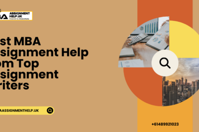 Best MBA Assignment Help from Top Assignment Writers
