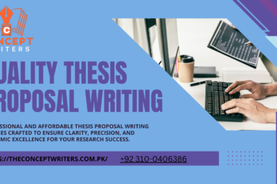 Thesis Proposal Writing Assistance