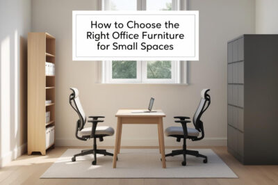 How to Choose the Right Office Furniture for Small Spaces