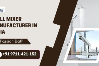 Wall Mixer Manufacturer in India – Passion Bath