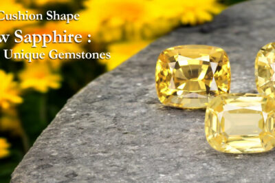 Buy Cushion Shape Yellow Sapphire: Elegant & Unique Gemstones