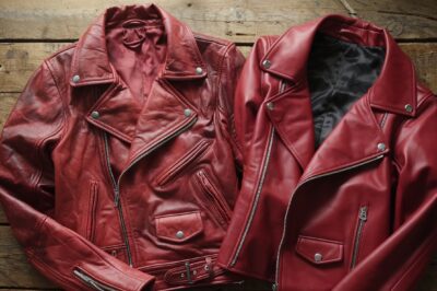 Genuine vs. Faux Leather know Before Buying a Red Biker Jacket