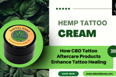 How CBD Tattoo Aftercare Products Enhance Tattoo Healing