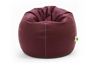Ultimate Comfort: Puffy Leather Bean Bag for Relaxation & Style