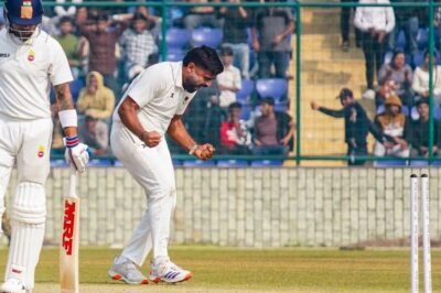 Kohli Plays 15 Balls in His Return to The Ranji Trophy, While Saurashtra Aims Fa Win With Extra Points