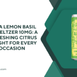 Aura Lemon Basil THC Seltzer 10mg: A Refreshing Citrus Delight for Every Occasion