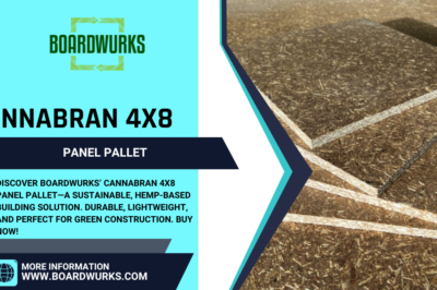 Build Green with Boardwurks’ Cannabran 4×8 Hemp Panels