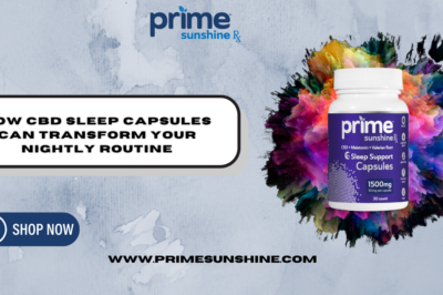 How CBD Sleep Capsules Can Transform Your Nightly Routine How CBD Sleep Capsules Can Transform Your Nightly Routine