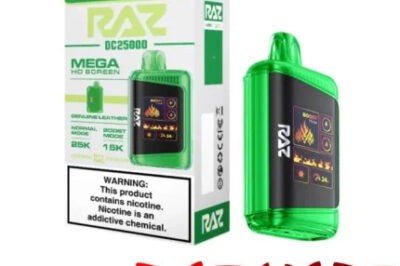 Sour Watermelon Peach Raz DC25000 Puffs Disposable Vape A Tangy and Sweet Fusion