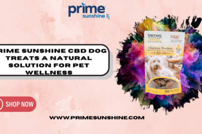 Prime Sunshine CBD Dog Treats A Natural Solution for Pet Wellness