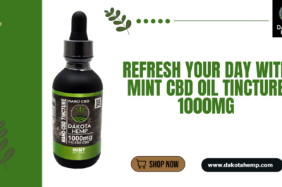 Refresh Your Day with Mint CBD Oil Tincture 1000mg