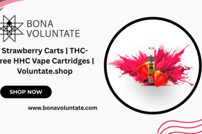 Strawberry Carts | THC-Free HHC Vape Cartridges | Voluntate.shop