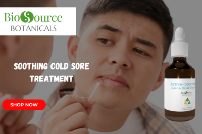 Soothing Cold Sore Treatment: The Benefits of BioSource Botanicals’ Active Spectrum Balm