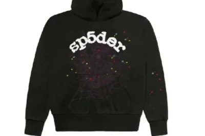 Black Sp5der Hoodie is an epitome of modern