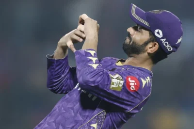 Ajinkya Rahane Suffers Hand Injuries in Victory Over Delhi Capitals Ajinkya Rahane Suffers Hand Injuries in Victory Over Delhi Capitals