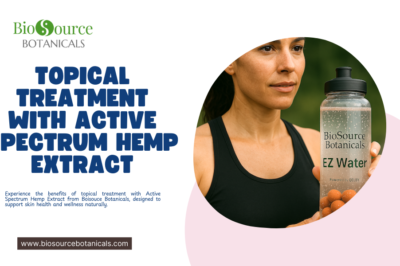 Topical Treatment with Active Spectrum Hemp Extract by Boisouce Botanicals: A Natural Solution for Skin Wellness