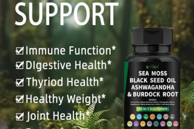Energize, Detox, Thrive: Sea Moss Capsules for Peak Performance