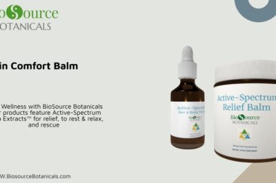 Discover the Healing Power of Skin Comfort Balm: Natural Relief and Skin Support with BioSource Botanicals