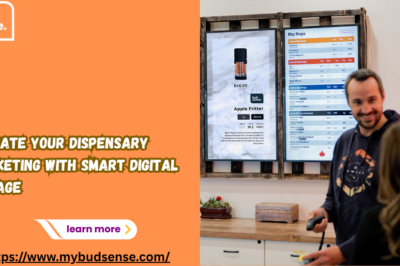 Elevate Your Dispensary Marketing with Smart Digital Signage