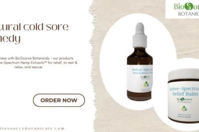 Natural Cold Sore Remedy: Harnessing the Power of Hemp-Based Skin Support