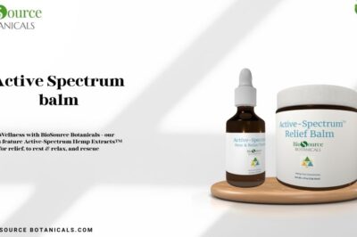 Natural Skin Relief and Support with Active Spectrum Balm by BioSource Botanicals