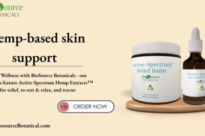 Naturally Radiant: How Hemp-Based Skin Support Is Revolutionizing Skincare