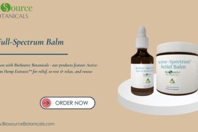 Nature’s Rescue: How Full-Spectrum Balm Supports Skin and Pain Relief Naturally