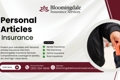 Personal Articles Insurance USA: Protect Your Valuables with Bloomingdale Insurance Services Personal Articles Insurance USA: Protect Your Valuables with Bloomingdale Insurance Services