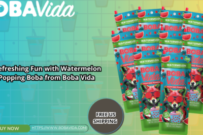 Refreshing Fun with Watermelon Popping Boba from Boba Vida