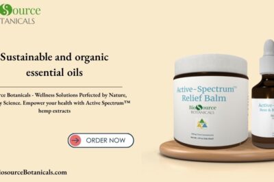The Power of Sustainable and Organic Essential Oils for Natural Wellness