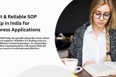 Fast & Reliable SOP Help in India for Express Applications Fast & Reliable SOP Help in India for Express Applications