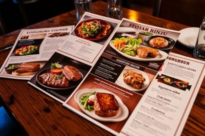 Exploring the Longhorn Menu PDF: Your Guide to Delicious Dining