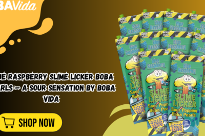 Blue Raspberry Slime Licker Boba Pearls – A Sour Sensation by BOBA Vida