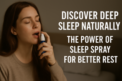 Discover Deep Sleep Naturally: The Power of Sleep Spray for Better Rest