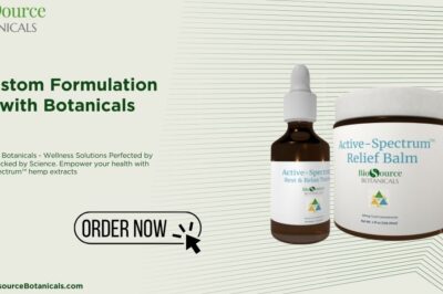 Elevating Wellness Naturally: The Power of Custom Formulation with Botanicals