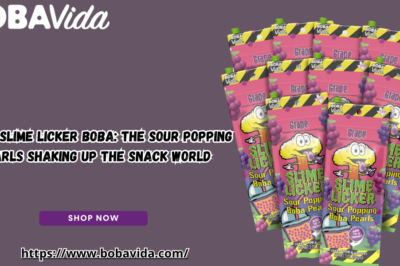 Grape Slime Licker Boba: The Sour Popping Pearls Shaking Up the Snack World