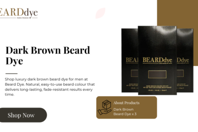 Luxury Dark Brown Beard Dye for Men: Natural Colour That Lasts