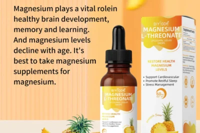 Fast-Absorbing Magnesium L-Threonate – Liquid Brain Booster Supplement